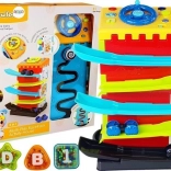 Interaktivna izobraževalna igrača z avtomobilčki ter zvočnimi in svetlobnimi učinki