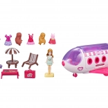 Letalo s punčko in dodatki 28 cm