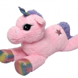 Roza plišasti samorog 85 cm