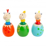 Dinozavrovo jajce z zvokom Small Foot – lesena igrača za najmlajše