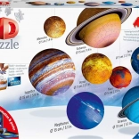 3D puzzle Sončni sistem 540 kosov