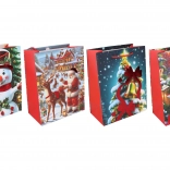 Darilna vrečka L 32 × 41,5 × 12 cm Božič