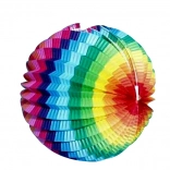 Papirnata okrogla lampijon 15 cm