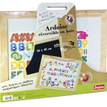 Jeujura lesena večnamenska stenska tabla 58 × 45 cm