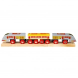 Vlak Bigjigs Rail Eurostar s tirnicami
