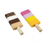 Detoa leseni sestavljivi sladoledi na palčki