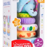 Mehka zložljiva piramida slon za najmlajše