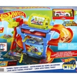 Hot Wheels City avtopralnica Color Shifters z vrtečim tunelom