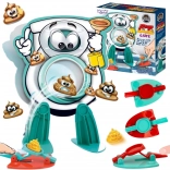 Woopie družinska spretnostna igra Streljanje kakcev v stranišče