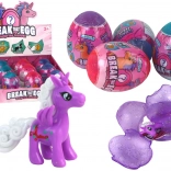 Čarobno pokajoče jajce Samorog v oklepu 4 barve 6 cm