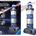 Ravensburger svetleči 3D puzzle svetilnik nočna edicija 216 kosov