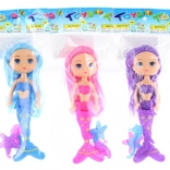 Punčka morska deklica mala z dodatki