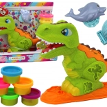 Dinosaurus Set za plastelin 6 barv Delfin Školjka