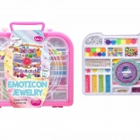 Komplet kroglic v kovčku za izdelavo zapestnic in ogrlic