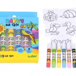 Set barv za steklo 5+1 s konturo