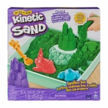 Kinetic Sand – zelena namizna peščena set s pladnjem