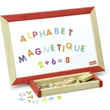 Jeujura lesena večnamenska tabla 44x30 cm s priborom