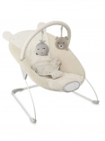 Vibrirajoči ležalnik z melodijami MoMi Glossy – bež