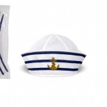 Mornarska tekstilna čepica, premer 27 cm