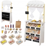 Lesena otroška trgovina in gledališče 2v1