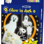 Svetleči talilne perlice Okostnjaki in duhovi 1100 kosov