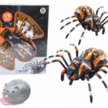 Daljinsko upravljan pajek z infrardečim upravljanjem s paro in svetlobnimi učinki