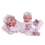 Realistična Punčka Erika z mehkim tekstilnim telesom 42 cm