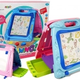 Dvostranska otroška risalna tabla z magnetom in flomastri