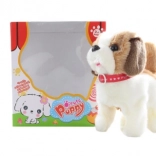 Hodeči in lajajoči plišasti kužek na baterije