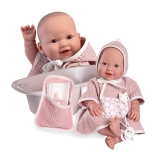 Realistična dojenčica z mežikanjem in lulanjem s celovinilnim telesom