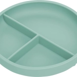 Silikonski krožnik z razdelki