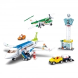 Sluban letališče z dvema letaloma – sestavljanka