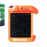 Risalna tablica za otroke – oranžni kužek 19,5 × 29 cm