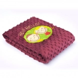 Otroška obojestranska odeja Sensillo Hey Hello 75 × 100 cm